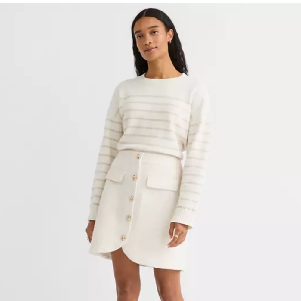 Loft Bouclé Mini Skirt